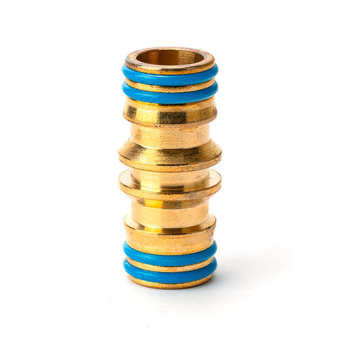 Holman 18mm Brass Coupling Hose Fitting Connector Durable Gold - SuperSaverAU - view 1
