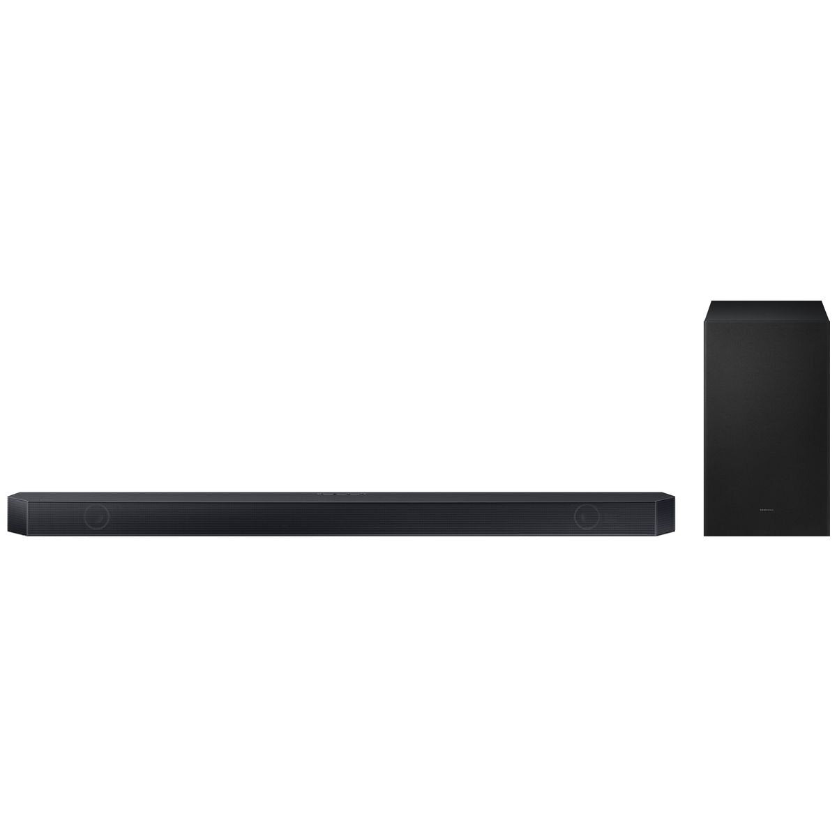 Samsung Q-Series 3.1.2ch Dolby Atmos Soundbar with Subwoofer - SpaceFit Sound Pro, Black - HW-Q600H-XY
