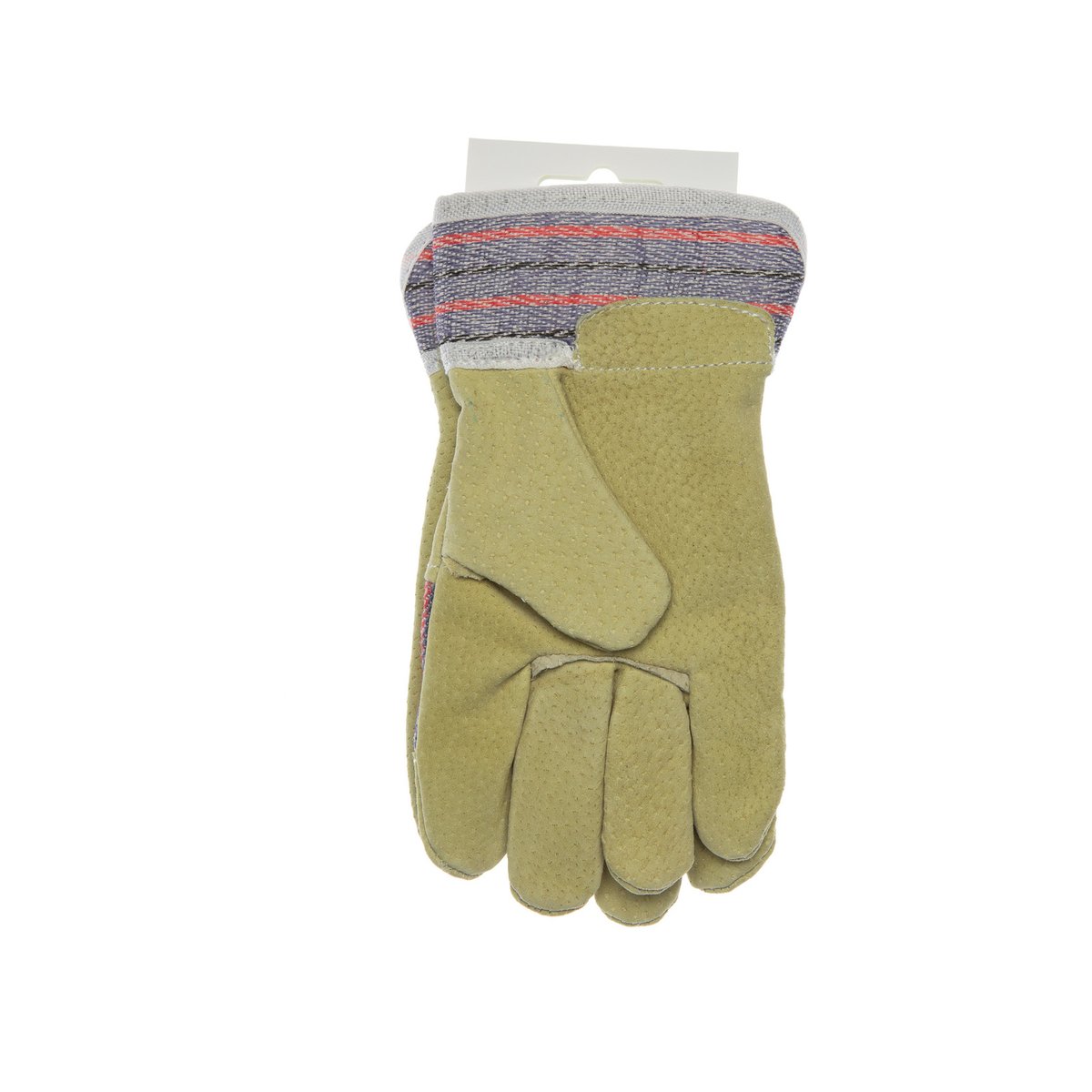 Saxon Kids Leather Garden Gloves - Split Leather & Cotton