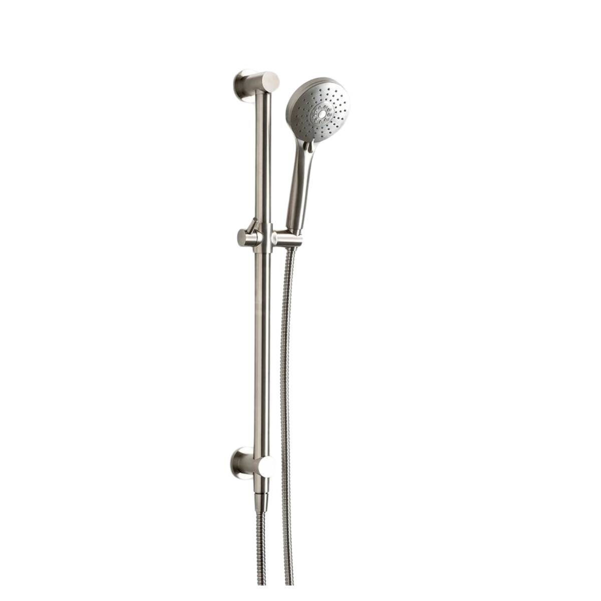 Rogerseller Tonic Hand Shower on Rail - Brushed Nickel Finish - 3 Star Water Rating - 3506003007