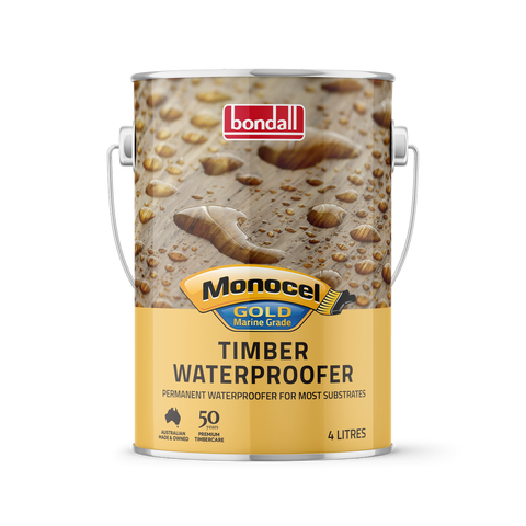 Bondall Monocel Timber Waterproofer - 4L - Clear - Deep Penetration - SuperSaverAU - view 1