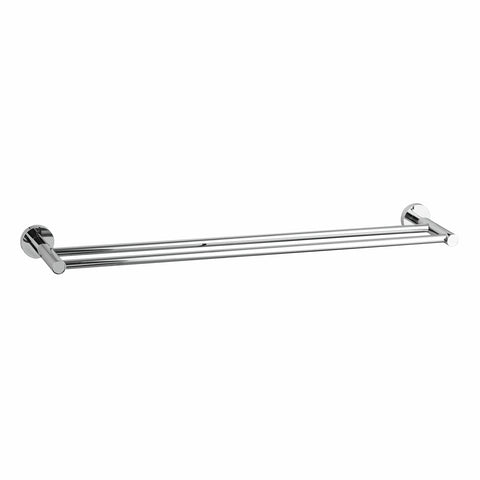 Mondella Resonance 620mm Chrome Double Towel Bar - Metal, Hardware Included