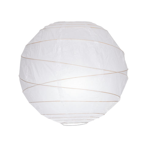Palla 40cm White Paper & Metal Pendant Shade Indoor