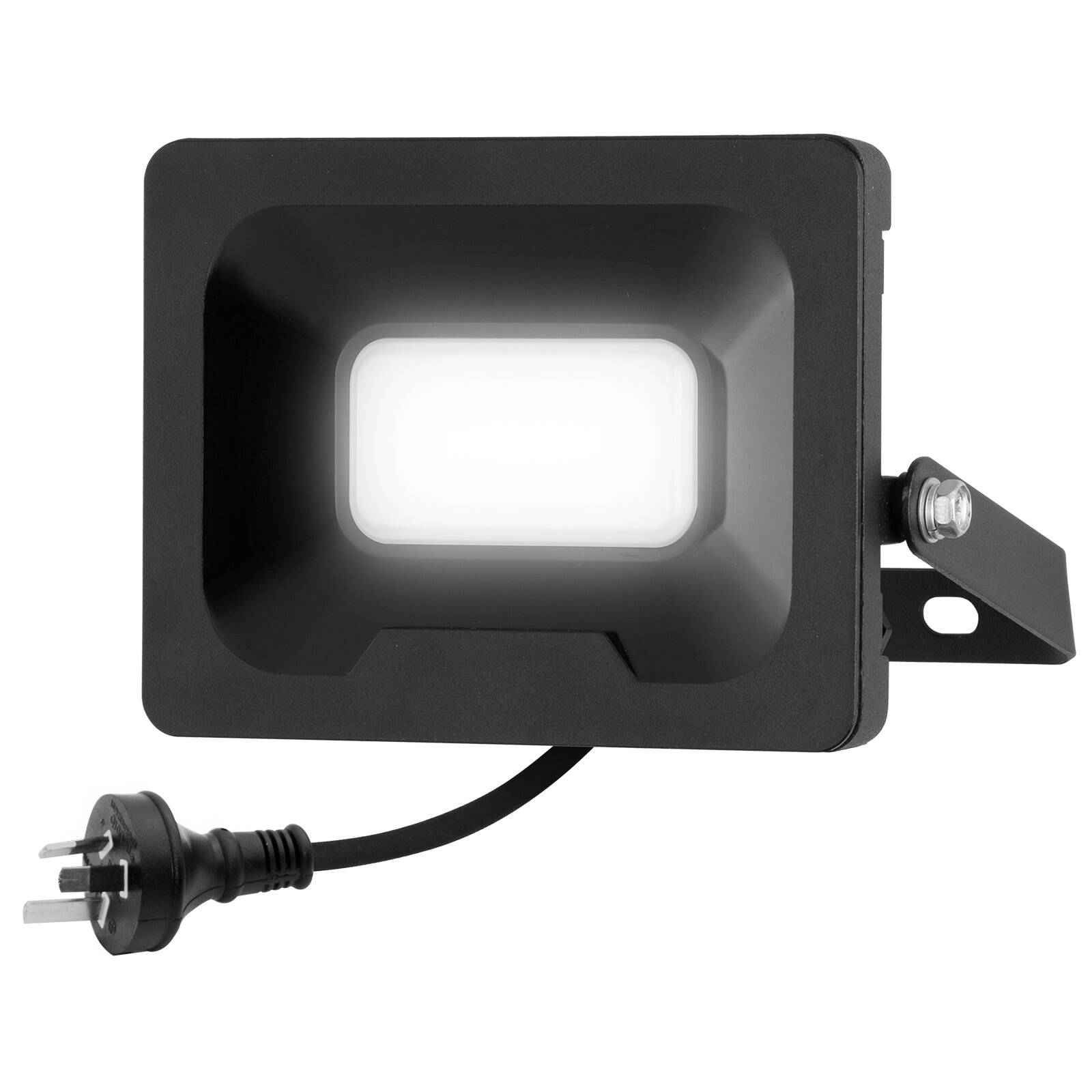 Arlec 24W Black Grid Connect Smart CCT LED Security Flood Light, 2500lm Wi-Fi App Control FL352HA