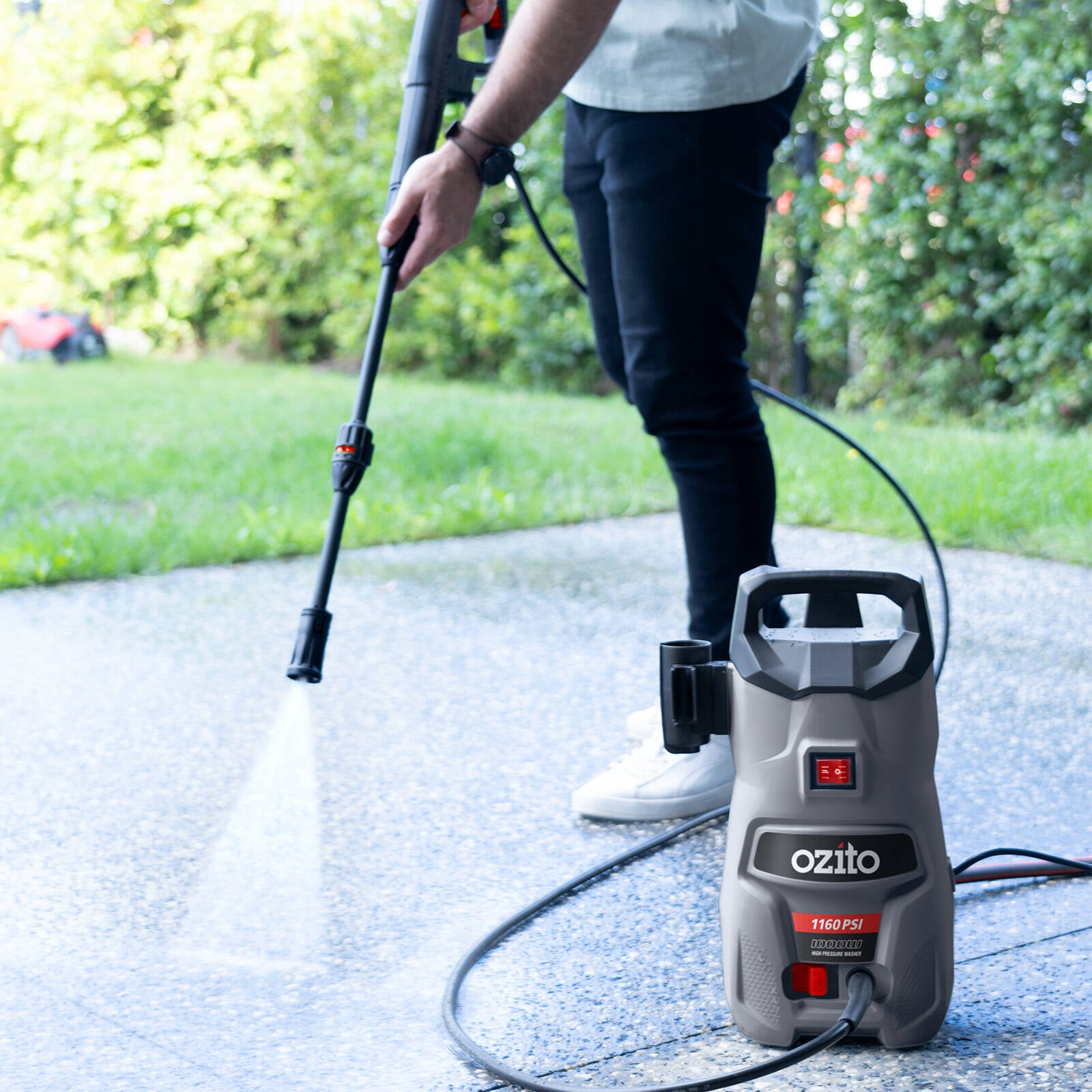 Ozito 1000W 1160PSI High Pressure Washer 5 L/min with 5m Hose HPW-1160