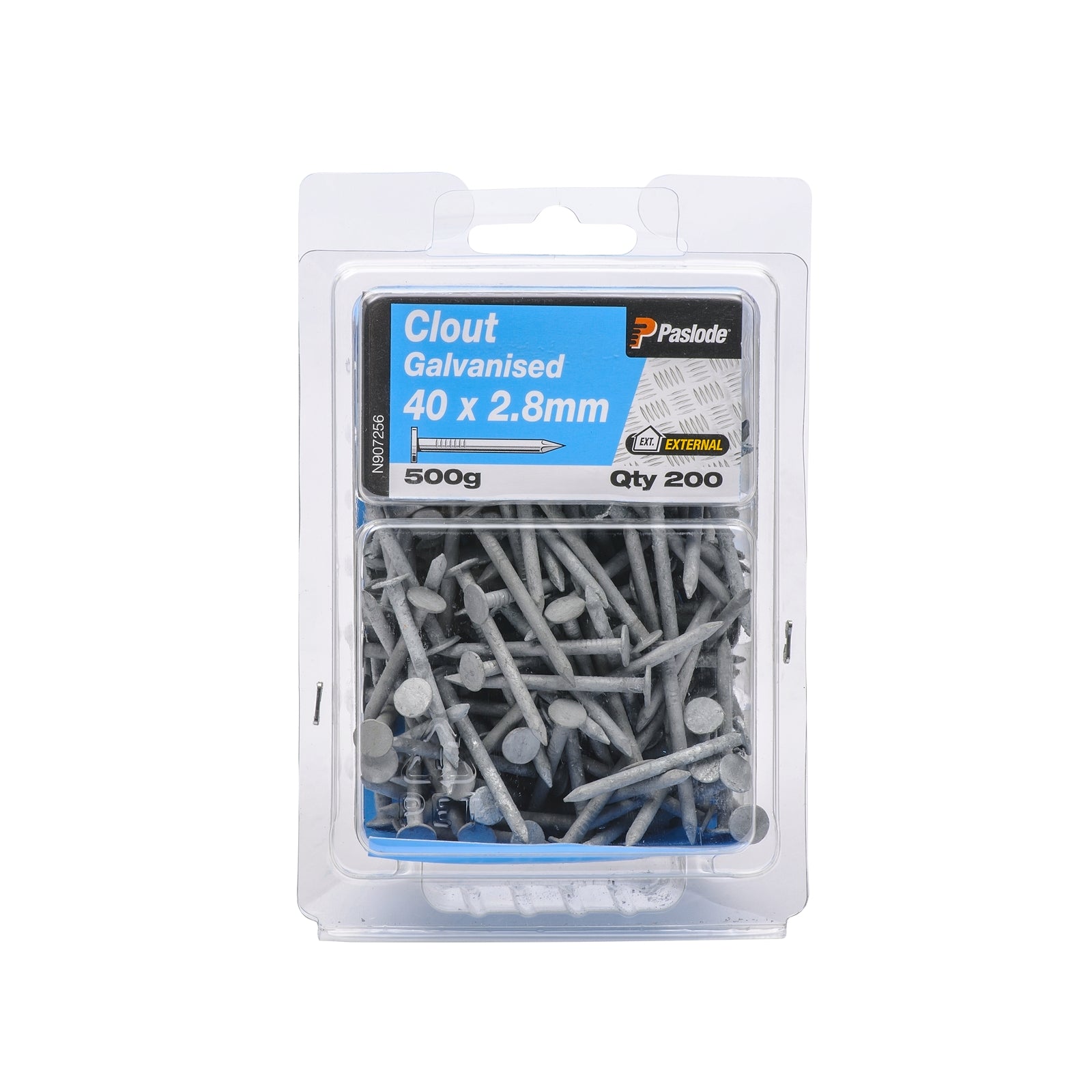 Paslode Galvanised Clouts 40 x 2.8mm 500g - 200 Pack