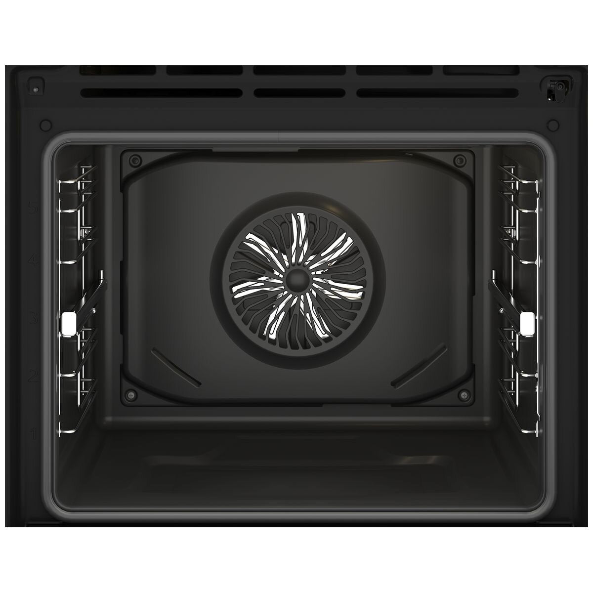 Beko 60cm Built-In Oven - Airfry, SteamAdd, Pyrolytic Cleaning, 85L, Dark Stainless Steel - BBO6851PDX1