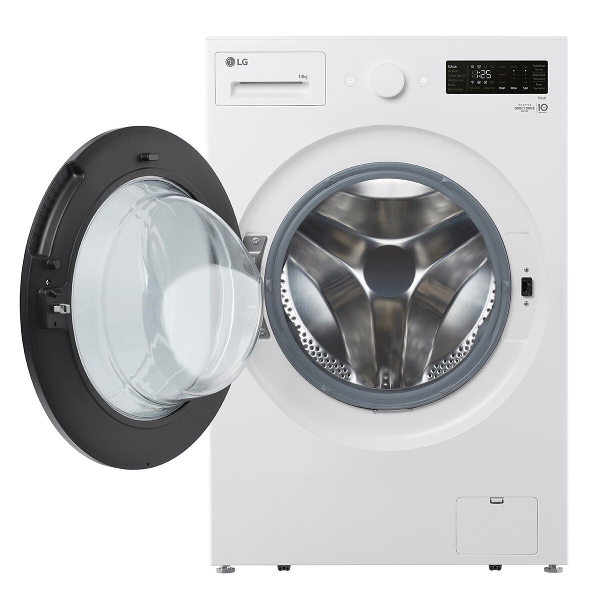 LG 14kg Front Load Washing Machine - XL Series, Allergy Care with Steam, Matte White - WXLS-1014W