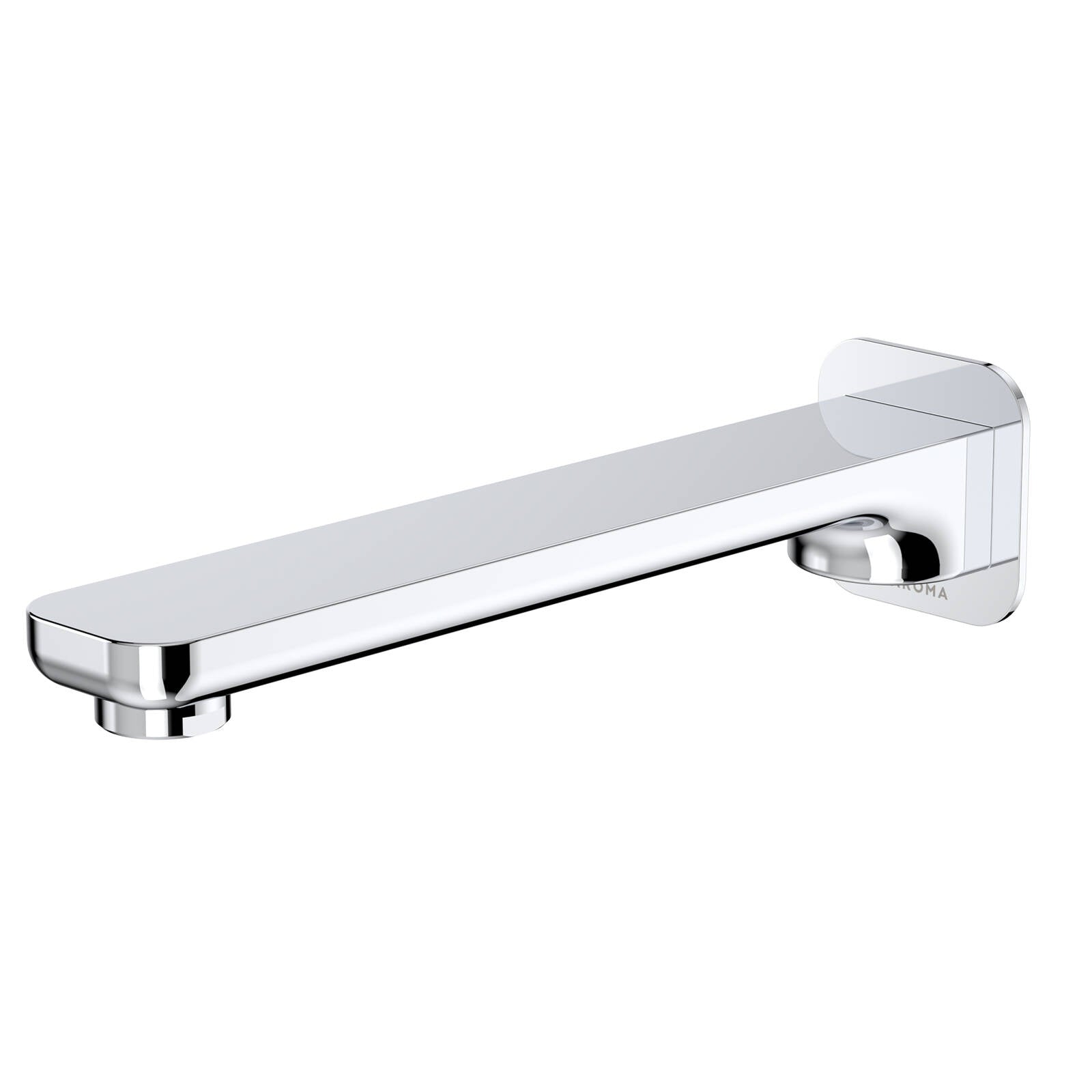Caroma Luna Chrome Wall Basin/Bath Outlet WELS 6 Star 4.5L/min 226mm Brass