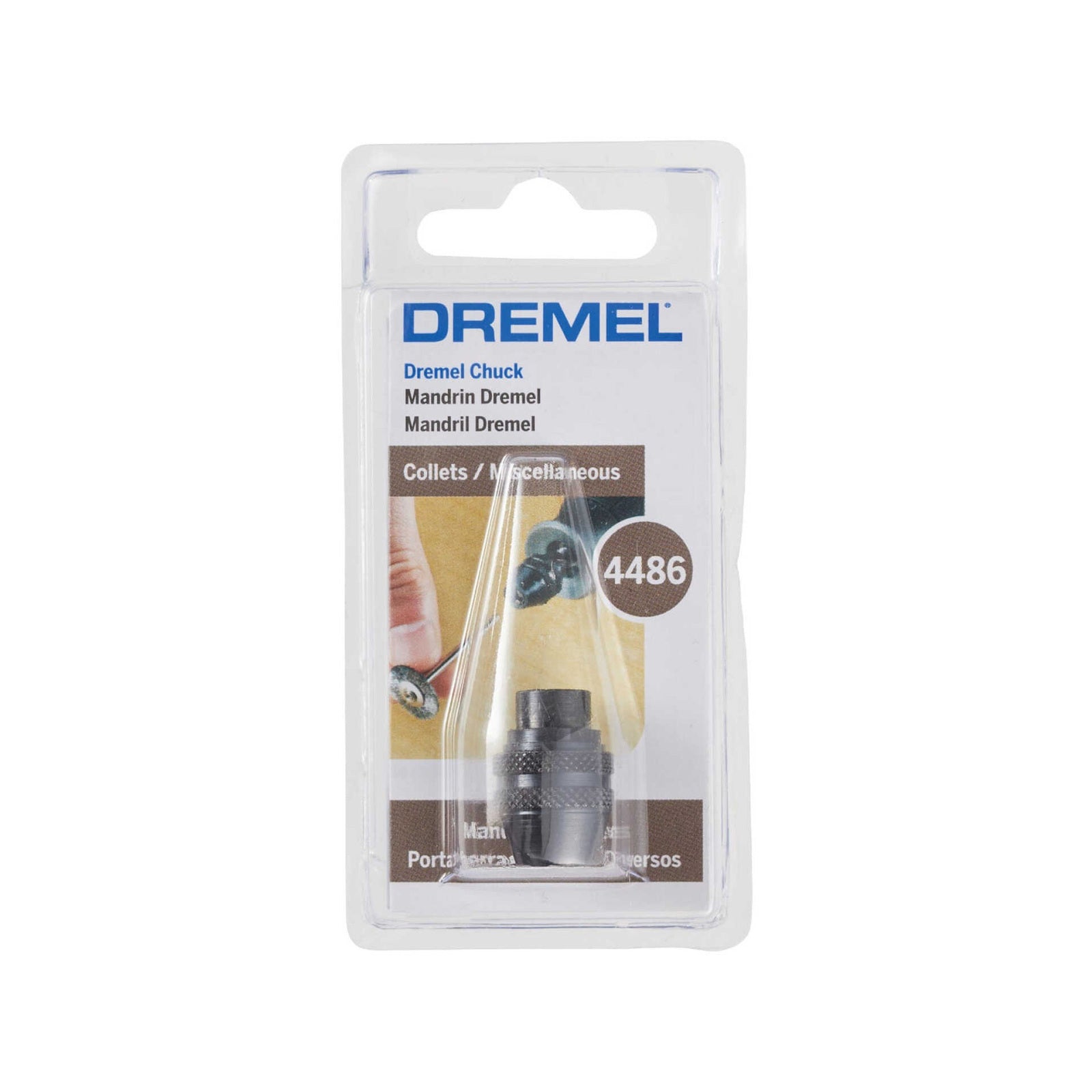 Dremel Multi-Chuck 0.8mm to 3.2mm Metal Keyless Rotary Tool Chuck 4486