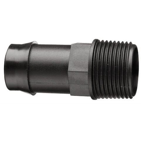 Pope 19mm Tail x 15mm BSP Male Director 5 Pack - Black Poly, 1000kPa Irrigation