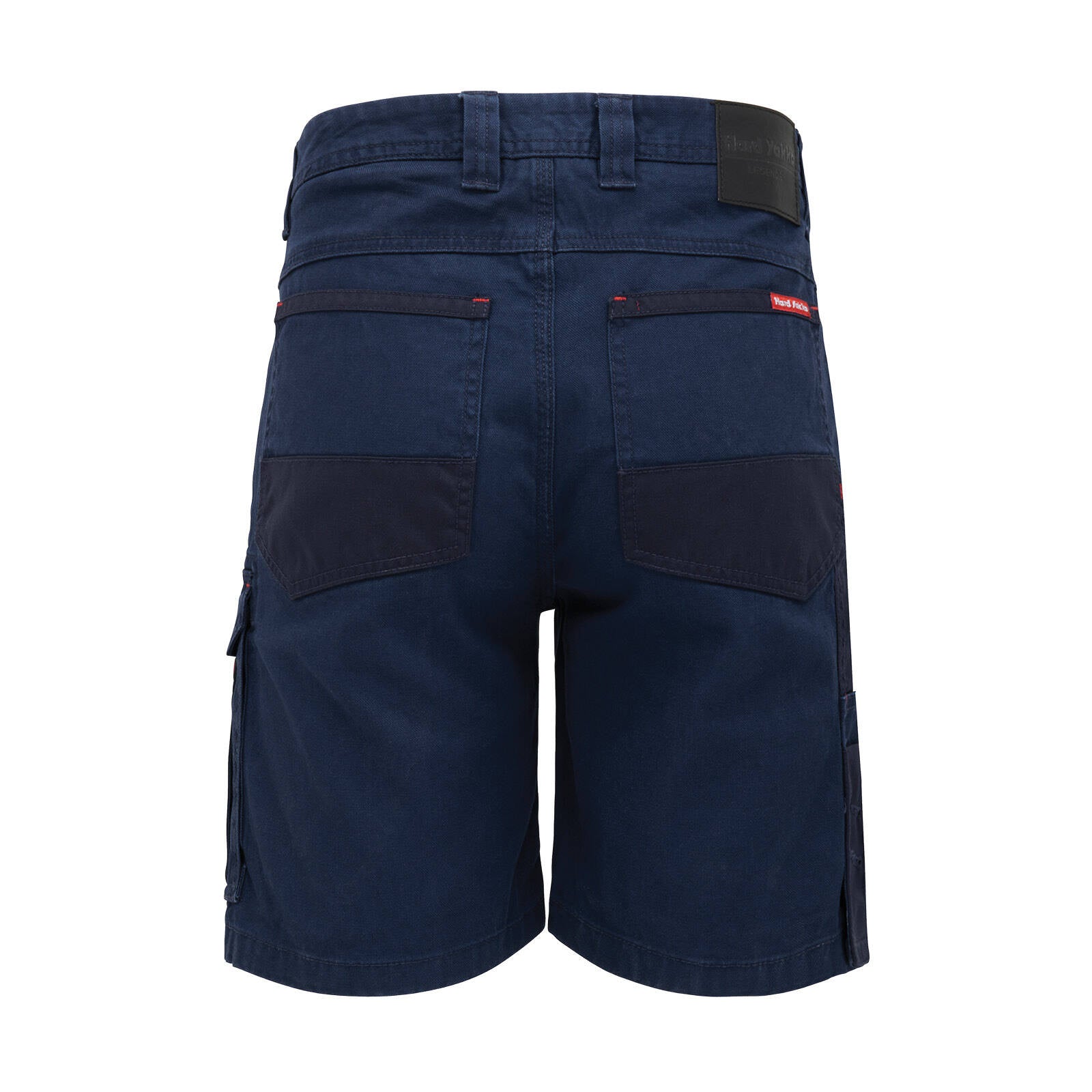 Hard Yakka Legends Cargo Short Mens Navy 100% Cotton Panama Weave Size 97R