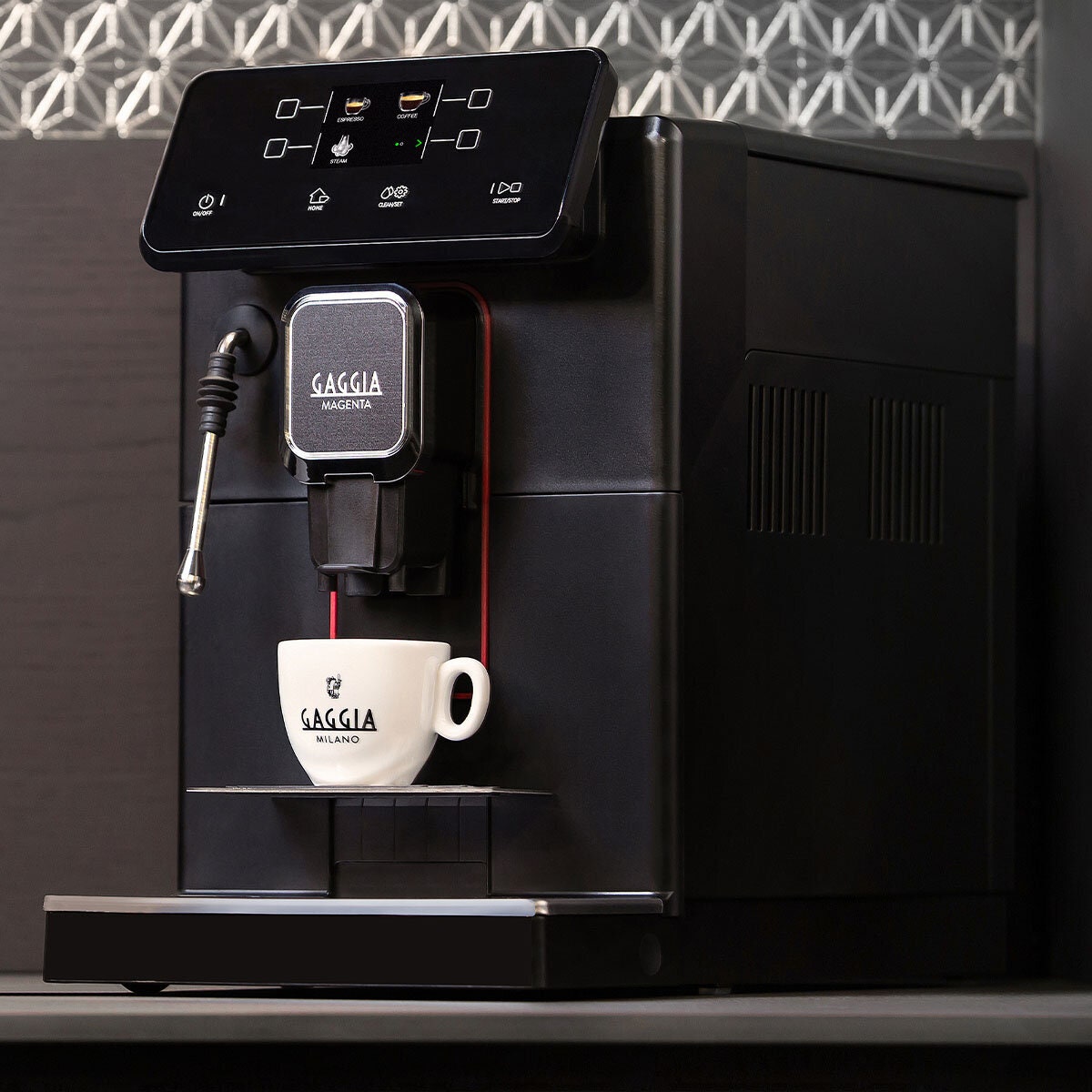 Gaggia Magenta Plus Automatic Coffee Machine - Professional Steam Wand, Capacitive Touch - RI8700-01