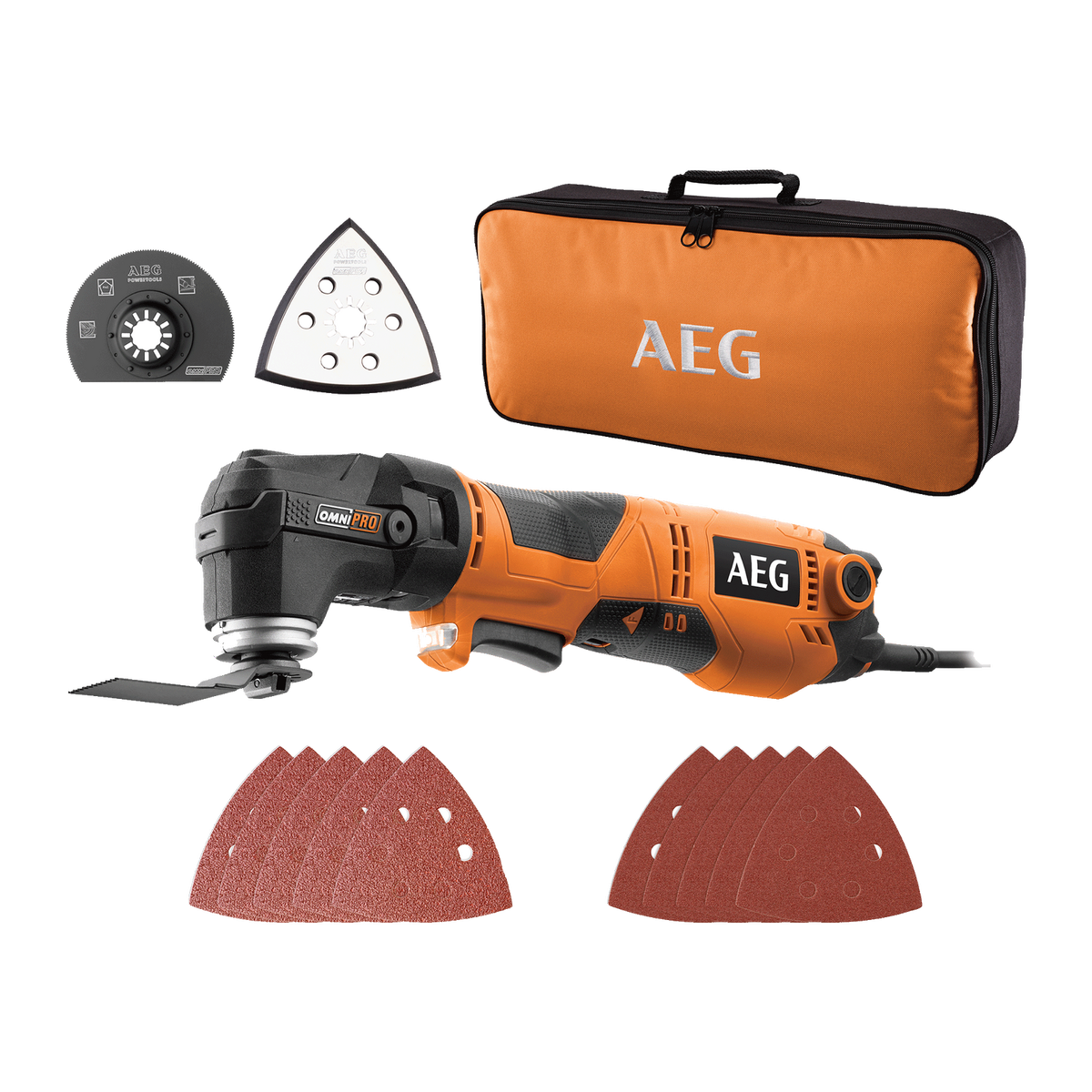 AEG 300W Multi Tool - 300W Motor - Tool-Free Blade Change - OMNI300X - SuperSaverAU - view 1
