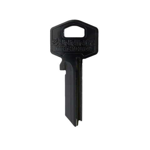 EHI TE2-GR10 Black Blank Key, Aluminium Titanium Alloy, for Key Cutting