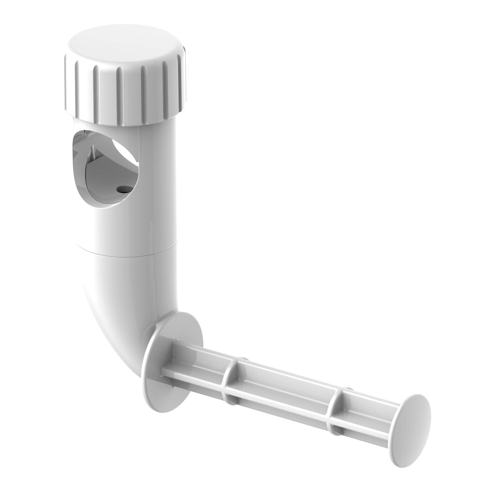 evekare 32mm White Toilet Roll Holder for Grab Rails