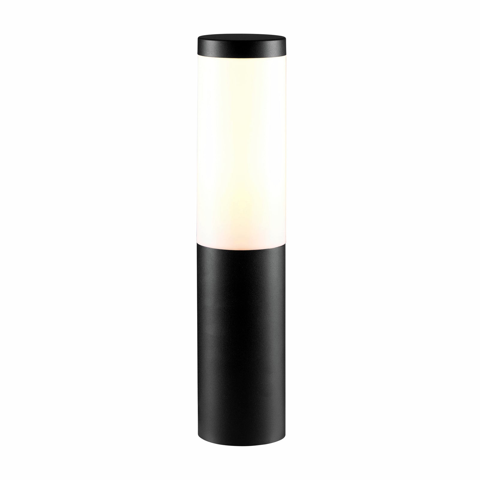 Elluminate Warm White Black Garden Bollard Light Metal 12V 3W Weather Resistant Outdoor