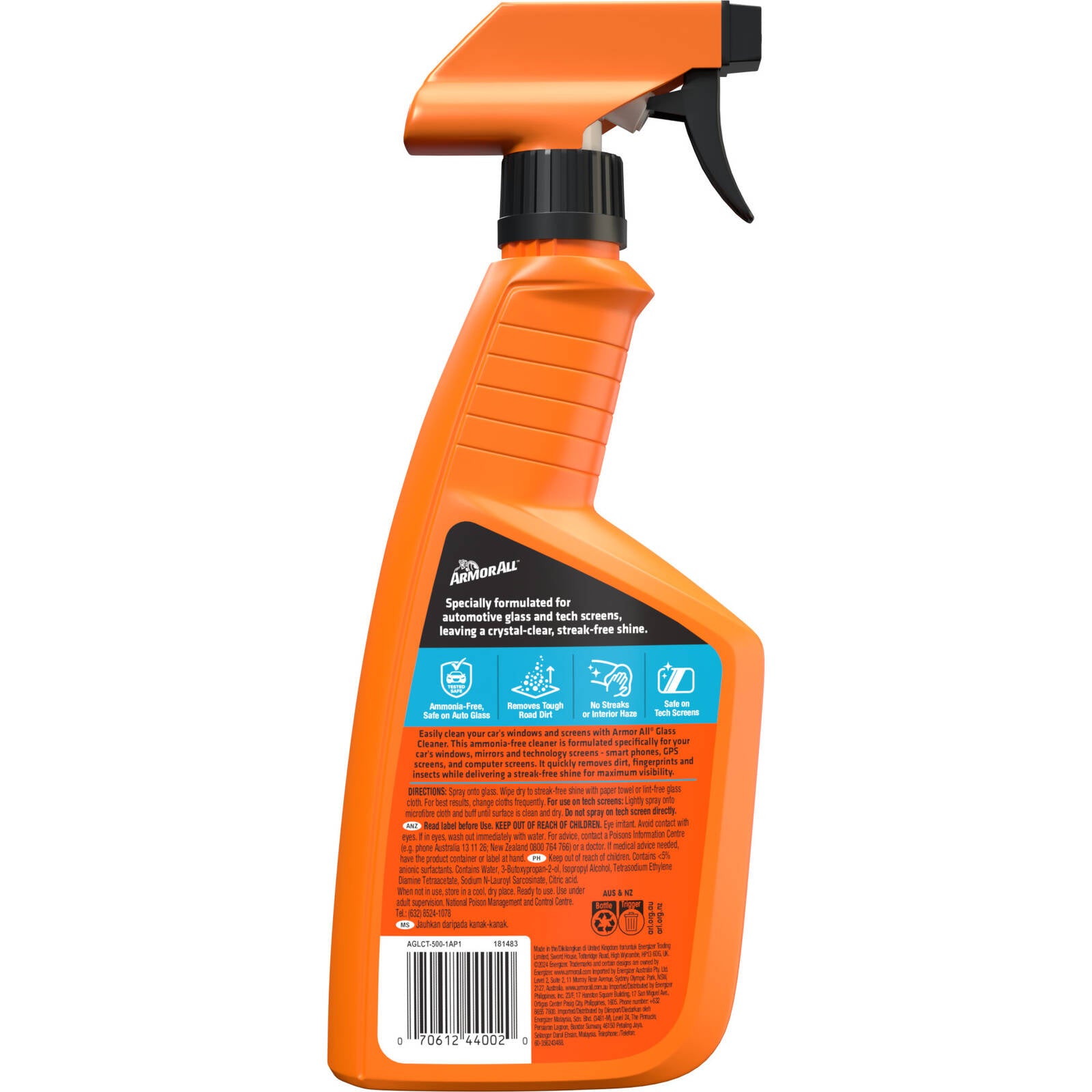 ArmorAll 500ml Glass Cleaner Spray