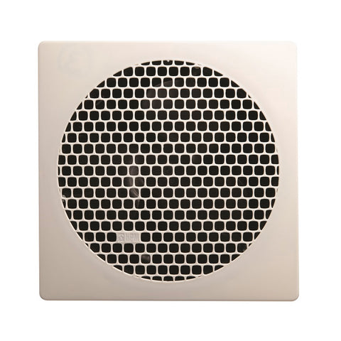 HPM 250mm White Square Ceiling Exhaust Fan - 400m3/h Axial 38W 240V EF250SQWE