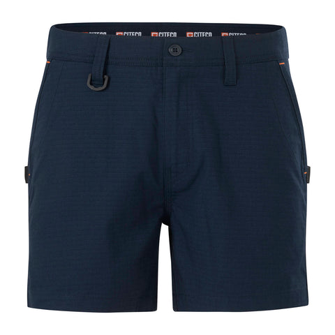 Citeco Navy Ripstop Short Shorts - 235gsm Stretch Ripstop, Size 102R