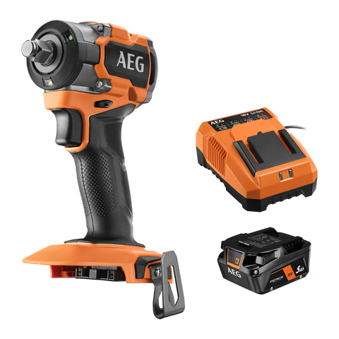 AEG 18V Brushless Sub Compact 1/2" Impact Wrench 5Ah Kit A18SIW12BL51