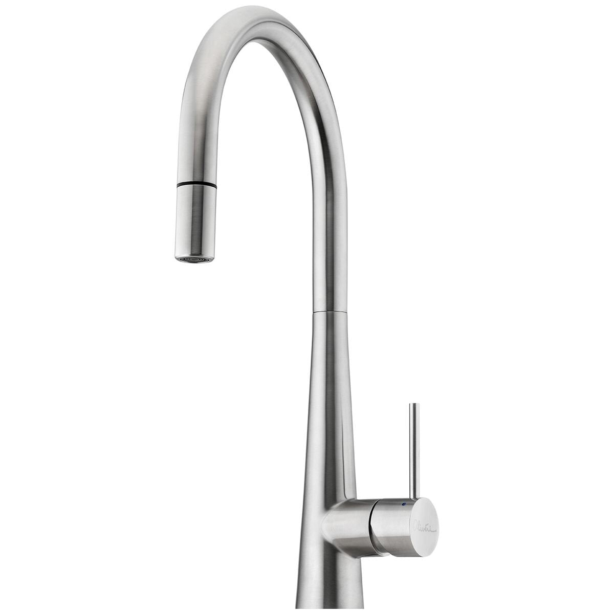 Oliveri Double Bowl Sink with Double Drainer and Essente Pull Out Tap Pack - Top or Undermount - SS31625SN63TU
