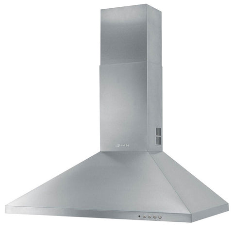 Smeg 90cm Canopy Rangehood - Brushed Stainless Steel, 940m³/h, Intensive Setting, LED Lights - SHW910X2