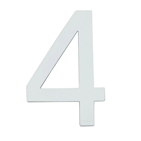 Sandleford Glow in Dark Acrylic House Number 4 - 90mm - Weather Resistant - SuperSaverAU - view 1