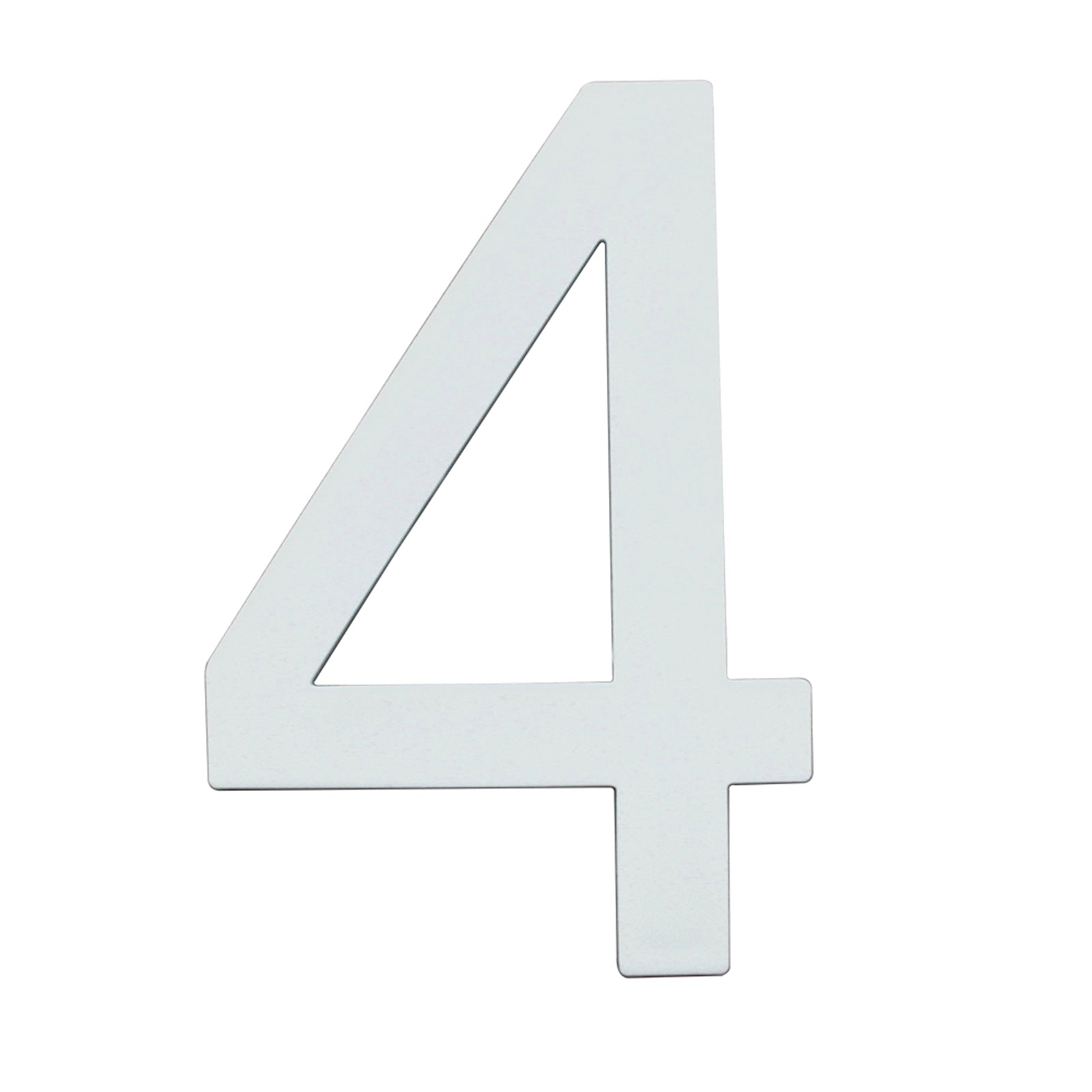 Sandleford 90mm Glow In The Dark Acrylic House Number 4 - Weather Resistant