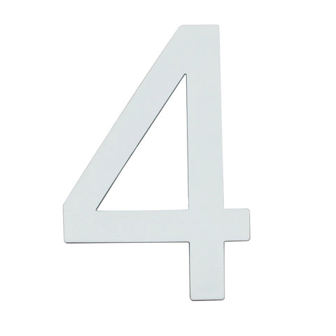 Sandleford 90mm Glow In The Dark Acrylic House Number 4 - Weather Resistant