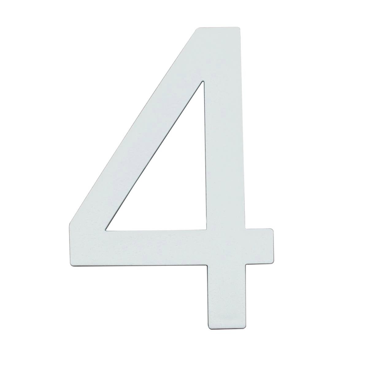 Sandleford Glow in Dark Acrylic House Number 4 - 90mm - Weather Resistant - SuperSaverAU - view 1