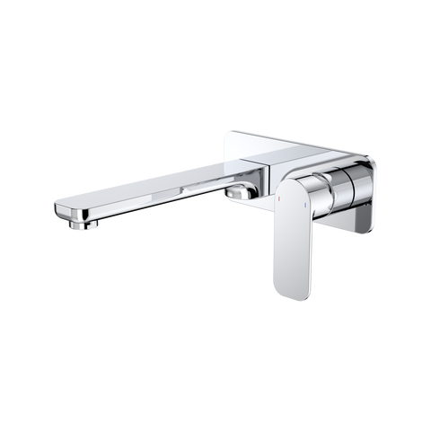 Caroma Luna Wall Basin/Bath Mixer Chrome Lead Free Brass WELS 6 Star 4.5L/min