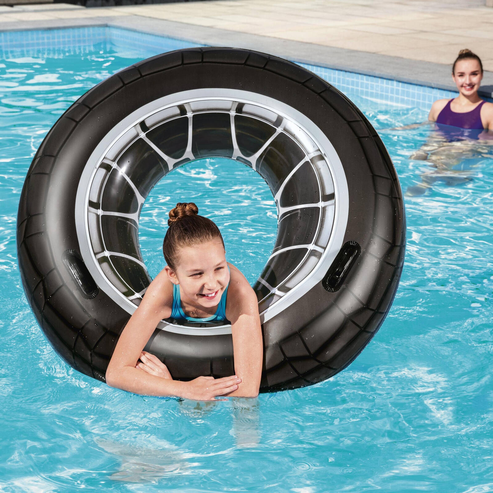 Bestway High Velocity Swim Tube 1050mm Pool Float with Handles