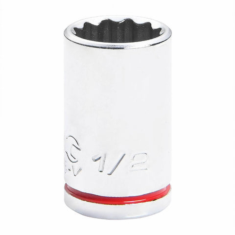 Kincrome 3/8" Drive 12-Point Shallow Socket 1/2" Chrome Vanadium Steel