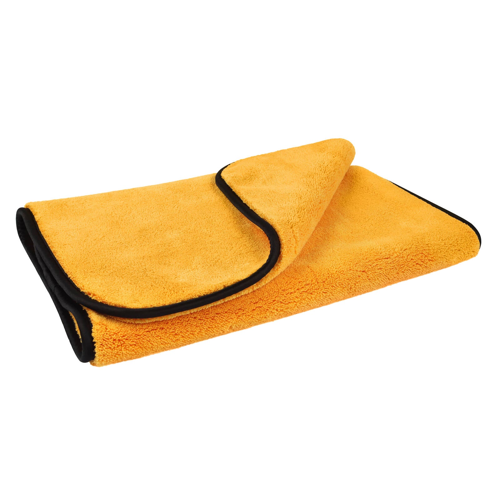 All Set 70 x 40cm Orange 1200gsm Microfibre Car Drying Towel, Streak-Free