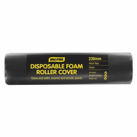 Uni Pro Foam Roller Cover 230mm 4mm Nap Ideal For High Gloss Painting - SuperSaverAU - view 1