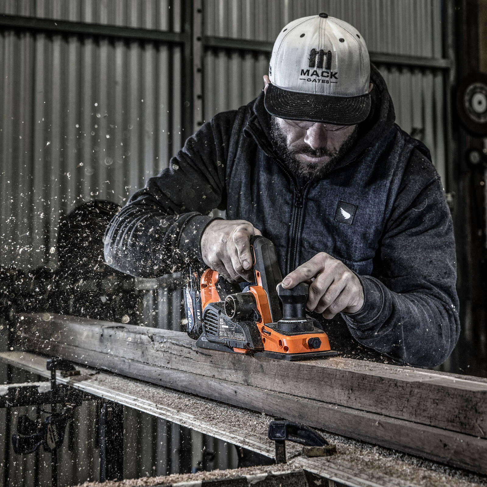 AEG 18V 82mm Brushless Cordless Planer Skin BHO18B-0