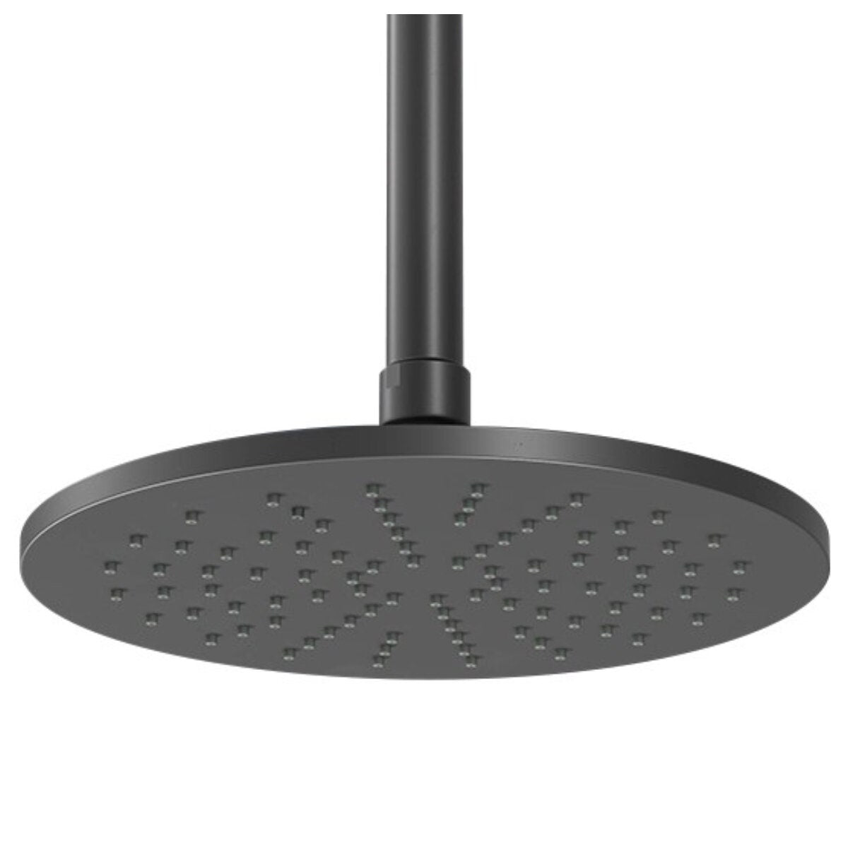Rogerseller Tonic 200mm shower rose - 3 star WELS, 9L/min, brass, Graphite finish - 3506000005