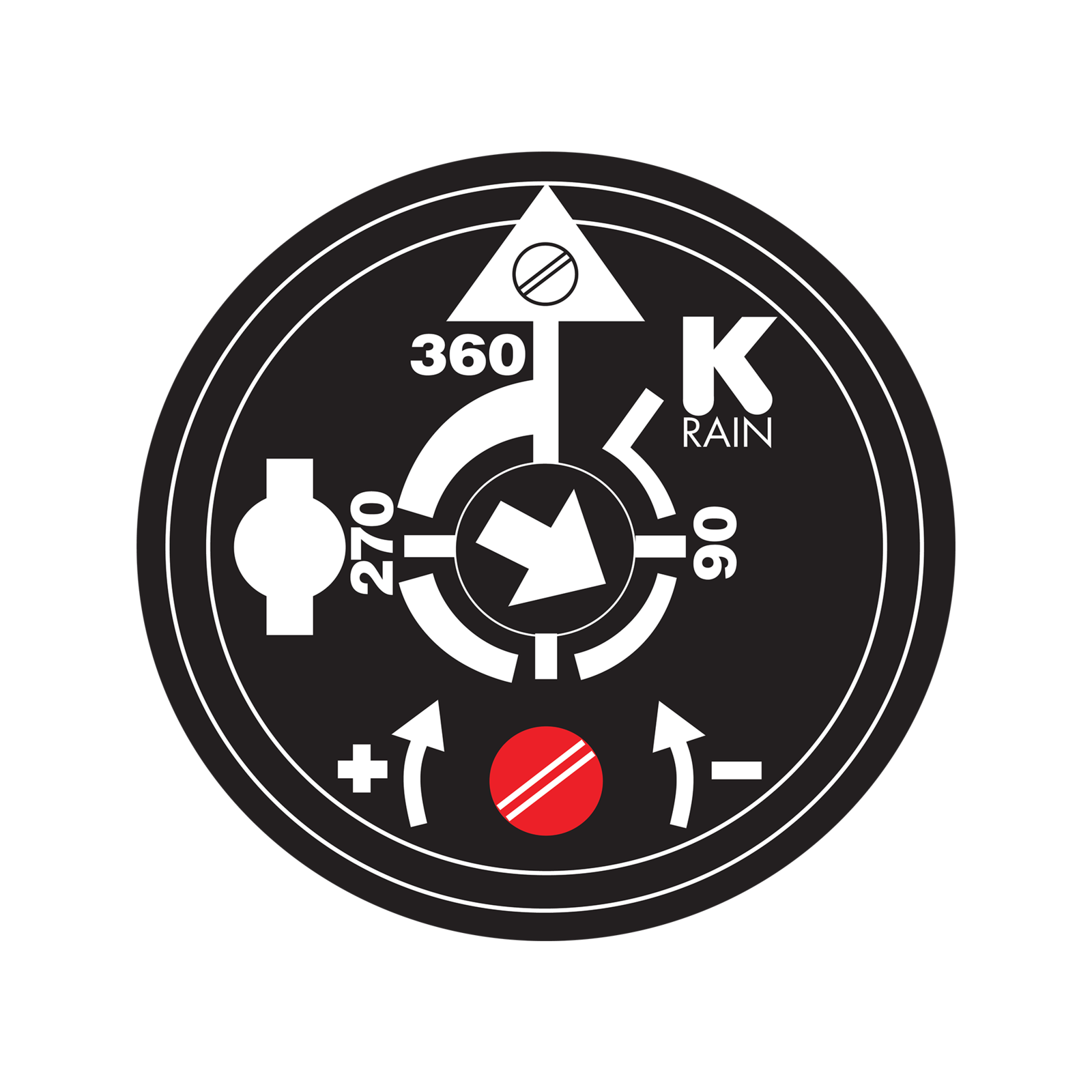 K-Rain K1 Gear Drive Sprinkler 5-9m Radius SK31031A