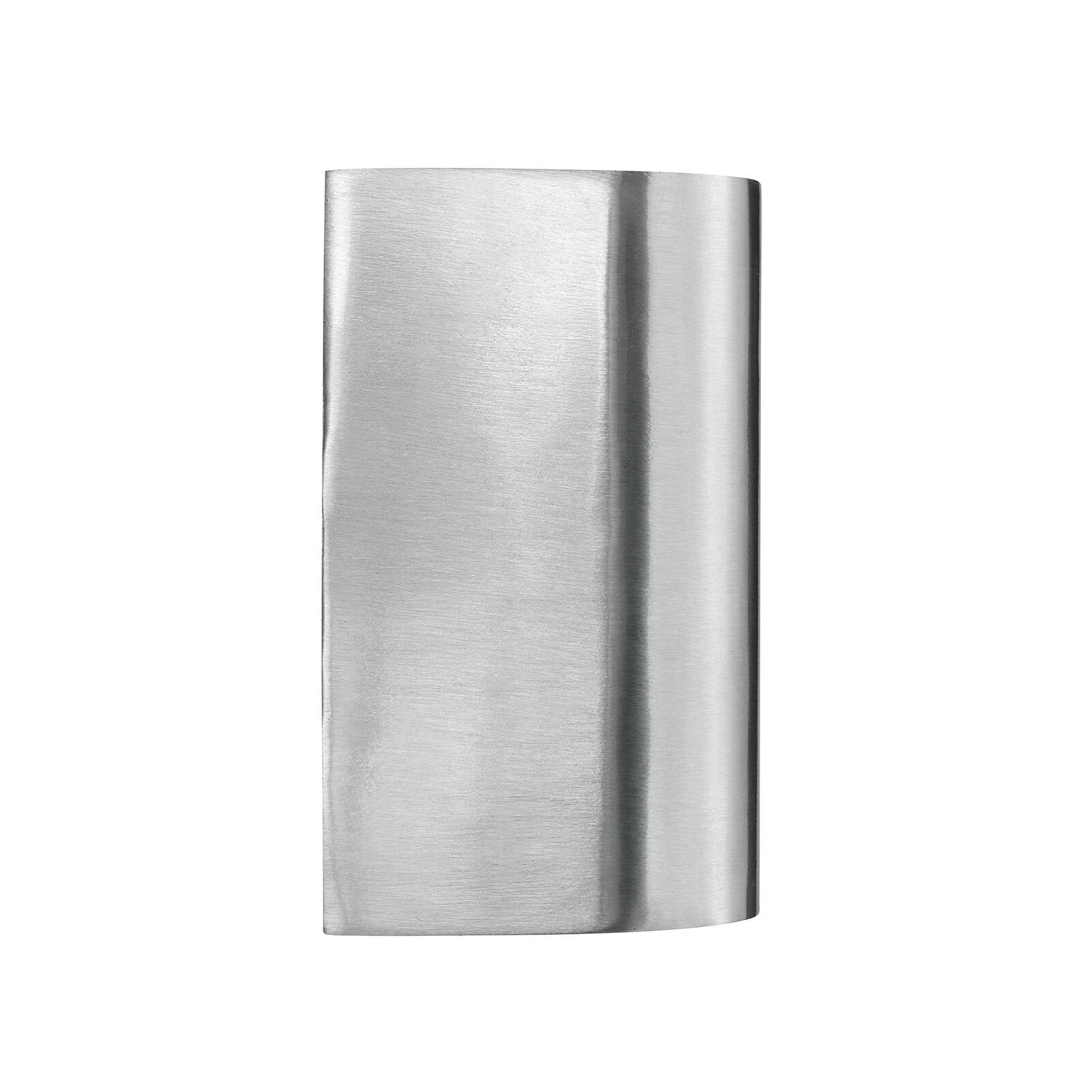 Brilliant Lighting Corbett 35W Brushed Aluminium Up Down Exterior Wall Light GU10 Hardwired 17328/20