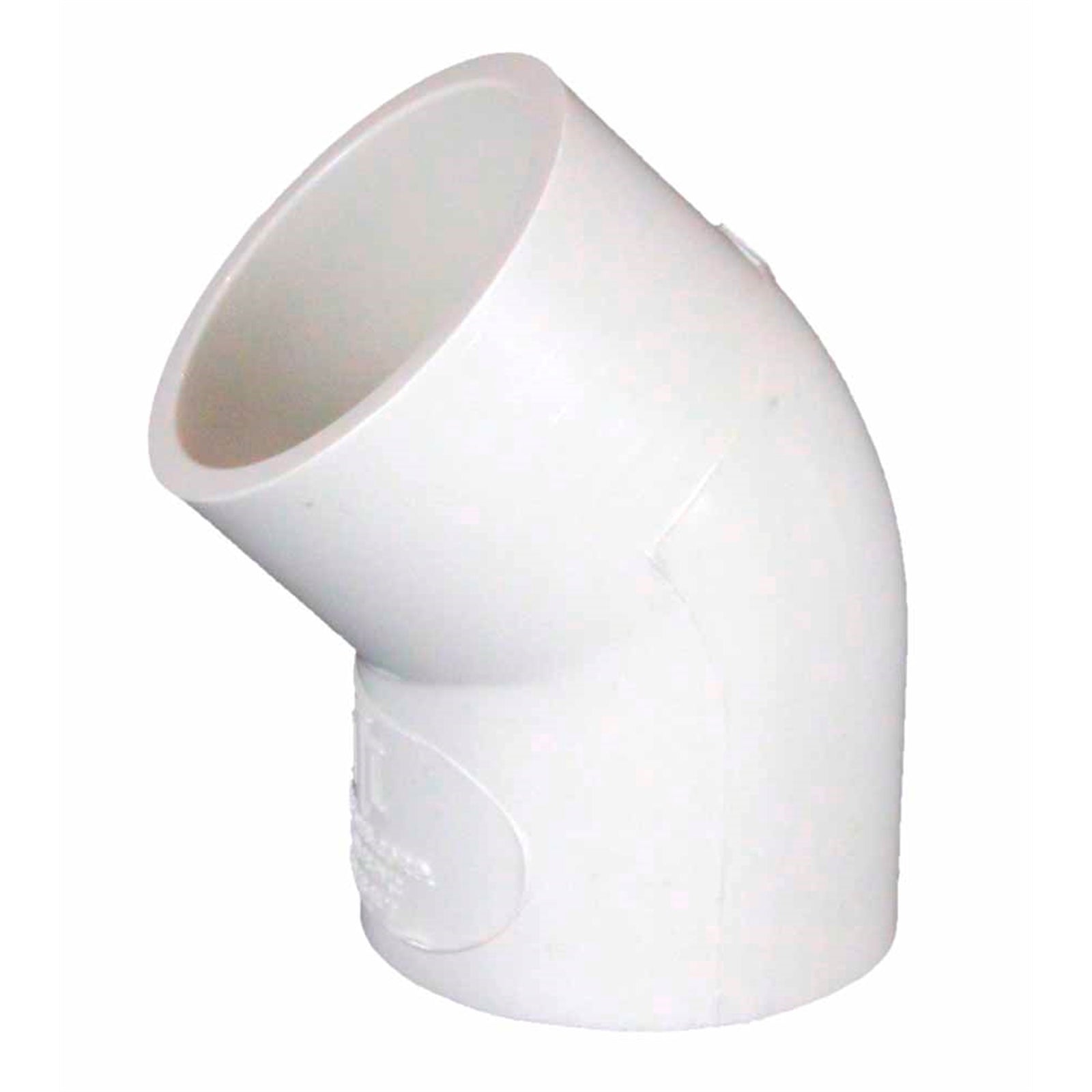 Holman 20mm 45 Degree PVC Elbow White Solvent Weld