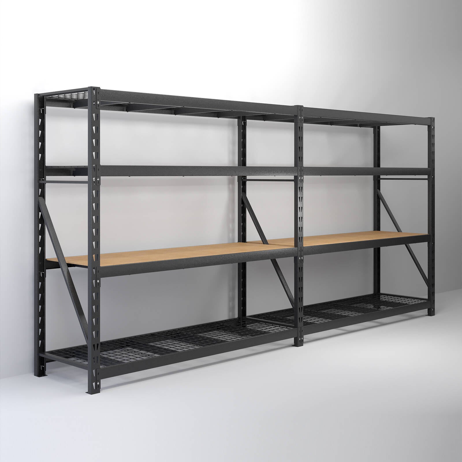 Rack It 1000kg and 400kg Steel Safety Pins, Black 20 Pack for Securing Shelving Beams