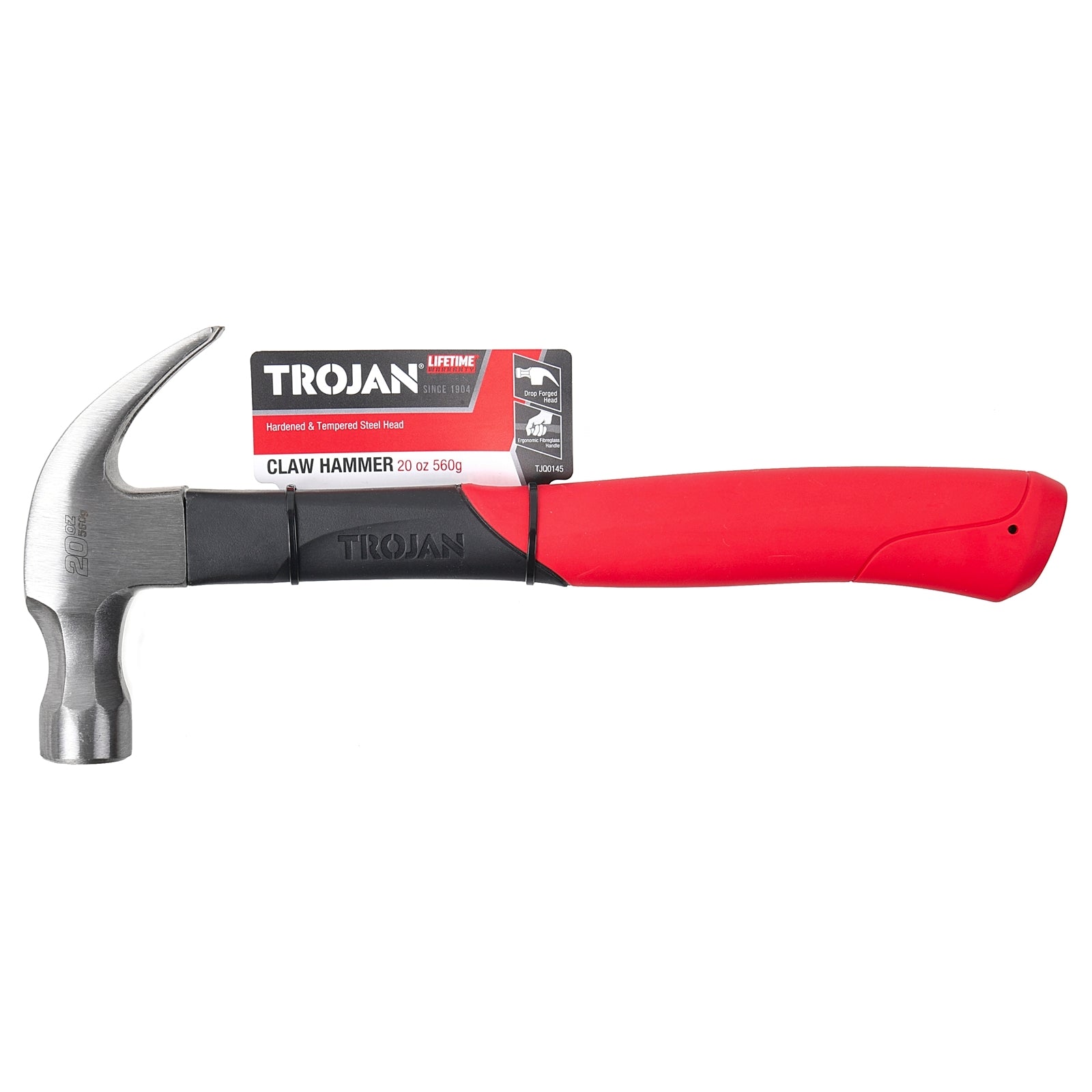Trojan 20oz (570g) Fibreglass Claw Hammer