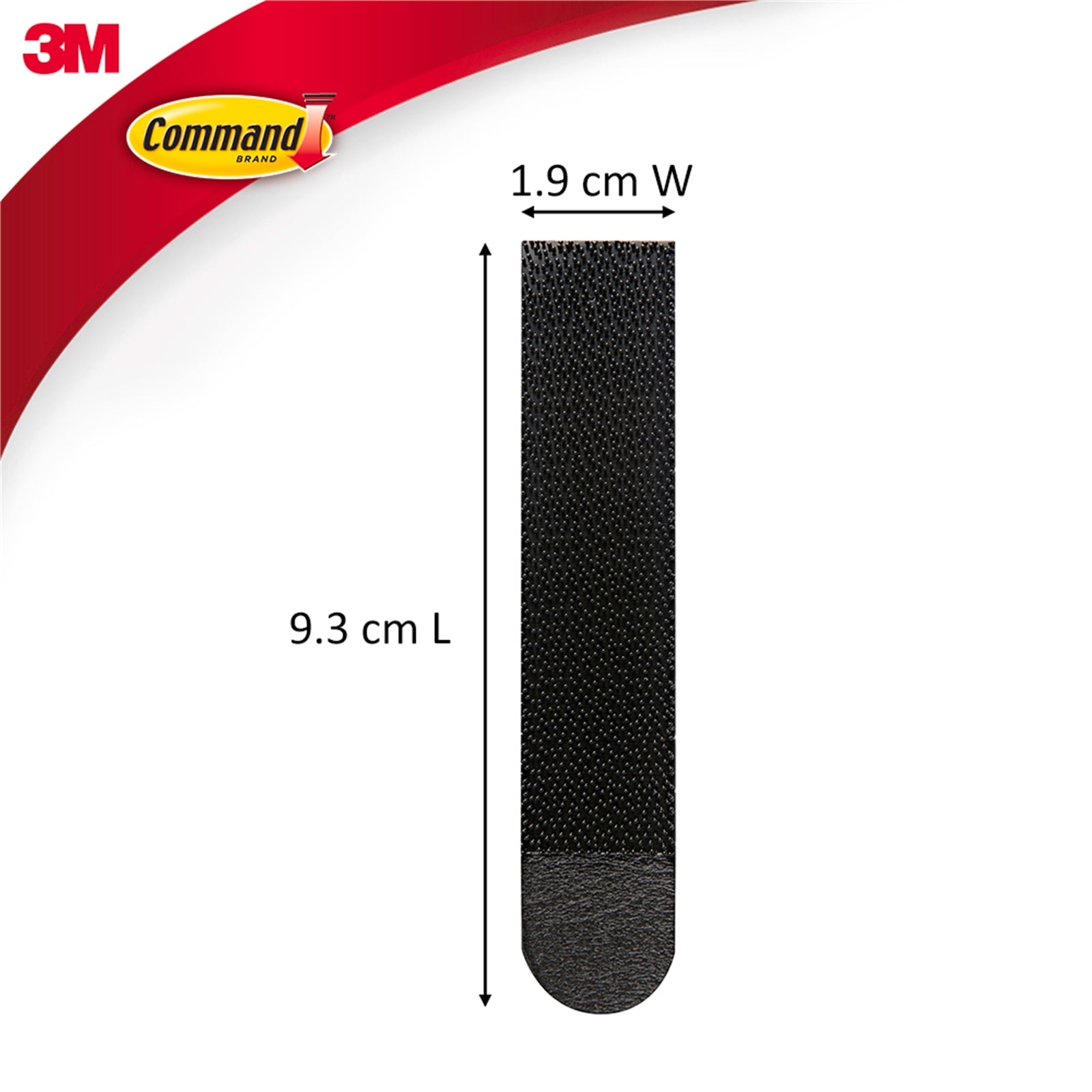 Command Large Black Picture Hanging Strips - 4 Pack, Damage-Free
