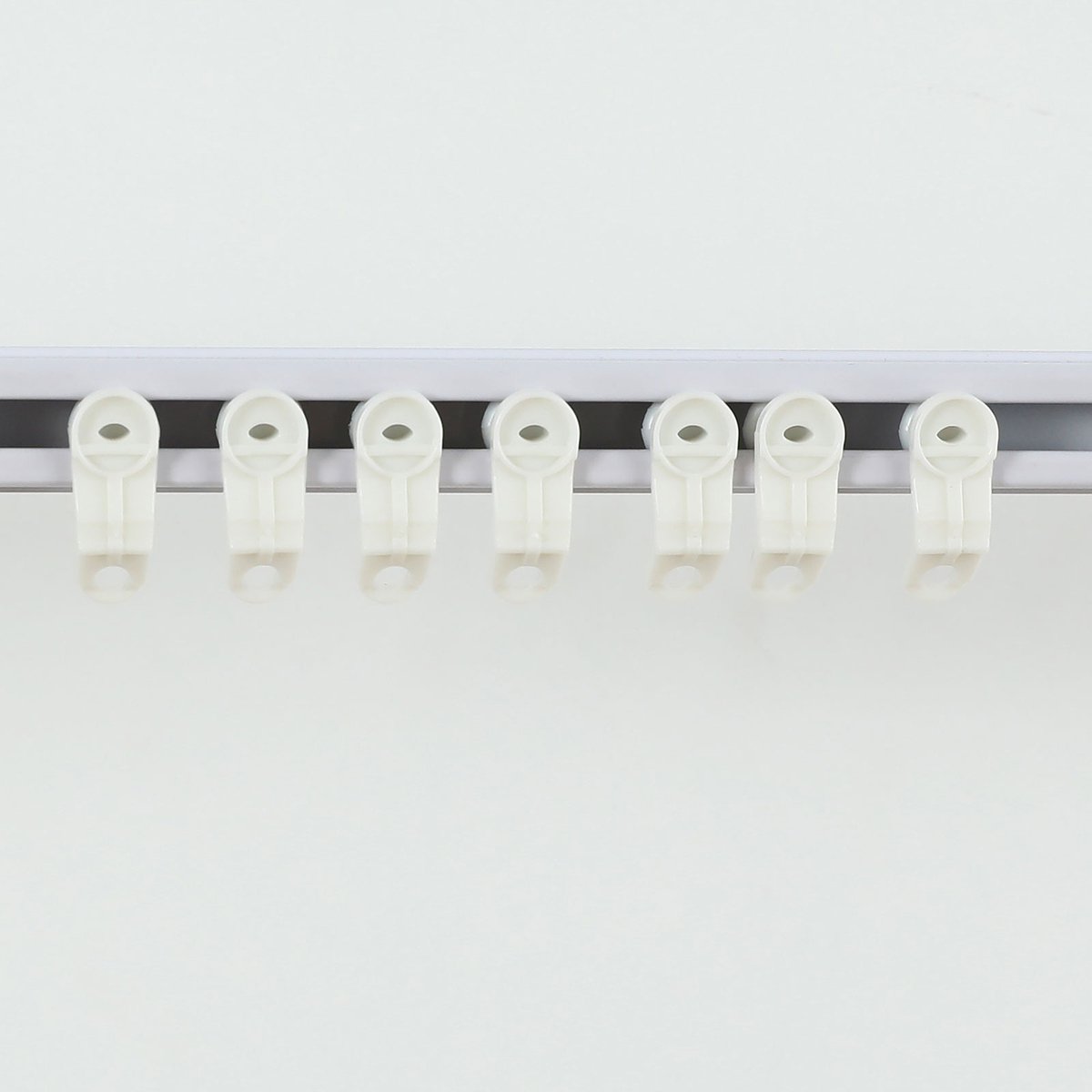 Windoware Standard Plastic Curtain Track Glider - Ivory, 10 Pack
