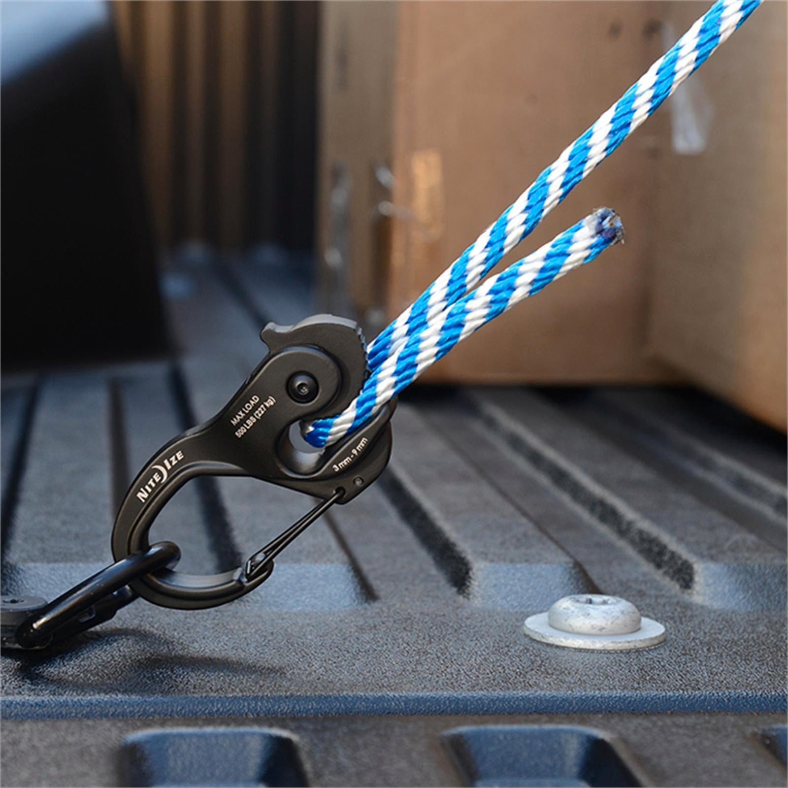 Nite Ize CamJam XT Large Aluminium Rope and Cord Tightener Black