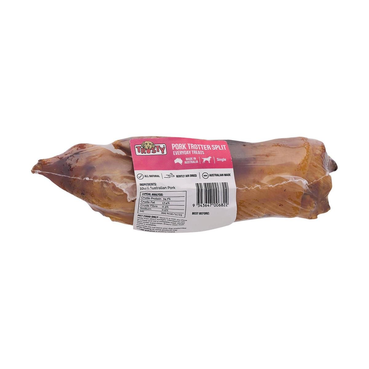 Trusty Air-Dried Pork Trotters Adult Dog Treats