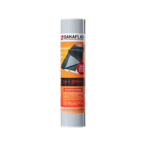 Dakaflash 300mm x 1m Black Lead Free Flashing