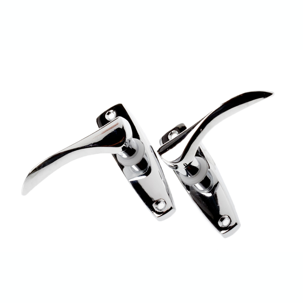 Adoored Chrome Steel Door Lever Latch