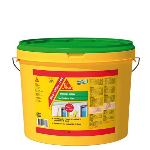 Sika 5L White Filler 101 Fine Surface Filler - Indoor Use - Quick Drying - SuperSaverAU - view 1